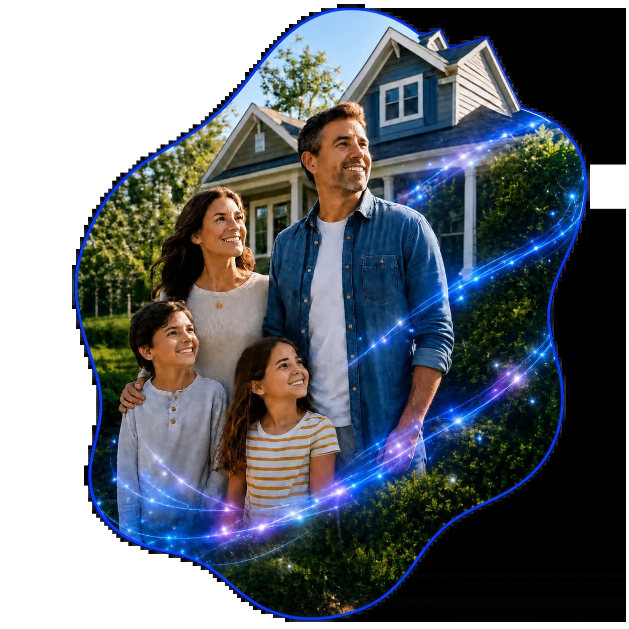 Illustration representing growth partnership for residential brands